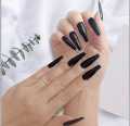 100 pcs Coffin Shape Nails For Girls, Artificial Nails, Nails For Girls Beautiful Fancy Nails Fake Nails , Acrylic Nails Nails Kit 100 pcs Set Colorful  Falsee Nails. 