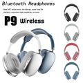 P9 Wireless Bluetooth Headphones Pro Series - Bluetooth 5.1 Over-Ear Headphones with 20H Playback, HiFi Stereo, Microphone, Lightweight Foldable Headband - ORIGINAL. 