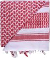 RED WHITE  Shemagh Scarf. 
