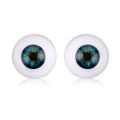 20mm 22mm 24mm Animal Blue Brown Black Real Like Eyeballs Baby toy Half Round Hollow Realistic Dolls Eyes. 