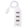 USB HUB 2.0 High Speed Ultra Slim for PC Laptop Computer Extension Windows 4 Port Socket Splitter Cable Adapter Accessories Hub（USB 2.0 HUB White）. 