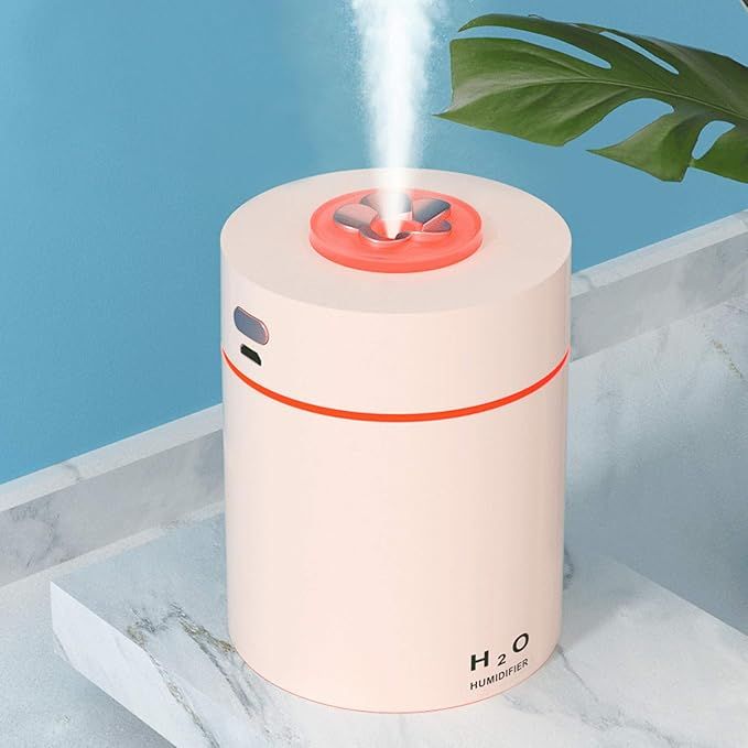 Mini USB Air Humidifier Mist Purifier with LED Night Light – Portable ...