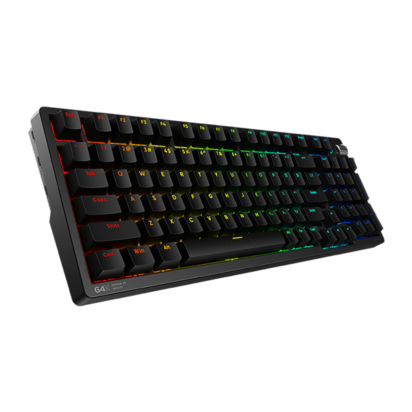 Edifier Hecate G4K Premium Gaming Mechanical Keyboard - Three-Mode Connectivity, Gasket Mounted, Customizable RGB Lighting, High-Performance Mechanical Switches, Ergonomic Design, Anti-Ghosting, Macro Programming, Durable Build Quality, Multimedia Control