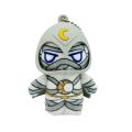 Marvel Legends Moon Knight Figure Keychain Marc Spector Cute Cartoon Figure Plush Doll Keyring Kawaii Backpack Pendant Gift. 