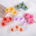 Colorful Vintage Flower HairClip for Women Shark Clip Claw Hairpin New Fashion Hair Accessories. 