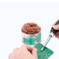 LUXIANZI Welding Soldering Solder Iron Tip Cleaner with Box Cleaning Steel Wire Sponge Balls For Welding Tools. 