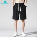 Green Home Men Casual Shorts Elastic Waist Summer Men Workout Short Pants Trousers. 