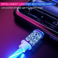 LED light Glowing Lightning Cable Mobile iPhone Charging Cables Apple iPhone IOS Android Micro Type C Fast USB Charger. 