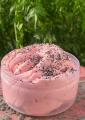PINKY ! THE CHUNKY SLIME . 8oz slime . Super fluffy and inflammatory .. 