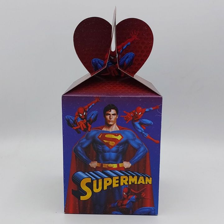 SUPERMAN GOODY BOX ( PACK OF 10 SUPERMAN GIFT BOXES )