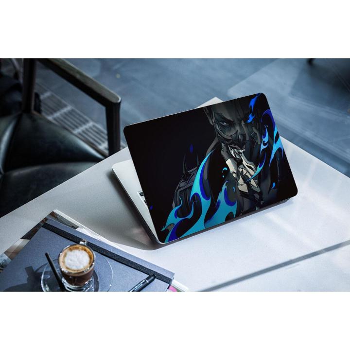 valorant-video-games-riot-games-yoru-valorant Laptop Back Vinyl Skin Sticker 12 13 14 15 15.6 Inch Size For All Laptop Skin Available