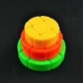 YuXin 3x3 Cake Cube  Stickerless  Speedy Cube - Original Cake Cube Super Smooth Magic Puzzle Speed Cube. 