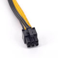 PCIE Male 6-pin to 8-pin (6+2) Male Power Cable 60cm long Cable for Server and Gaming Power supply. 