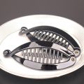 Banana Hair Clips Clincher Large Double Comb Banana Clip Banana Fishtail Clip-mix-color. 