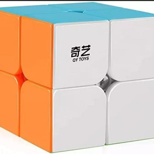 Original 2*2 Stickerless Rubiks Cube - Rubik's 2x2 Cube for Kids - Puzzle Cube - Very Smooth 2x2x2 Rubics Magic Speed Cube Puzzle Toys for Children Shape Block