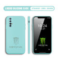 Jizetin for OPPO Reno 3 Pro 5G Back Cover Devil's Claw Multicolor Liquid Silicone Phone Case Soft Square Lens Protection Phone Cases. 