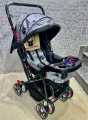2 in 1 Handle 8 Big Wheels Pram For Kids With Food Tray Suitable For Newborn to 5 years Multicolors. 