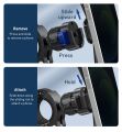 BASEUS Bike Mobile Holder, Adjustable Mobile Mount for Bike, Motorcycle, Bicycle, Compatible with iPhone & Android Devices. 