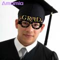 Amamia Graduation Season Eyeglasses Interesting Happy Graduation Season Celebration Party Cosplay Glasses. 