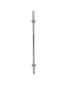 Body Building Rod - 5 Feet - Silver. 