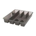 - Multi Purpose 5 Compartments Kitchen Cutlery Drawer Organizer Plastic Tray Large With Lids. 