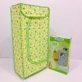 Attractive Folding Cloth Almirah For Kids And Infants Wardrobe 3 Shelves. 