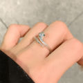 1pcs y2k Snake Ring For Women Punk Open Adjustable Zircon Eye Snake Rings Jewelry Gift. 
