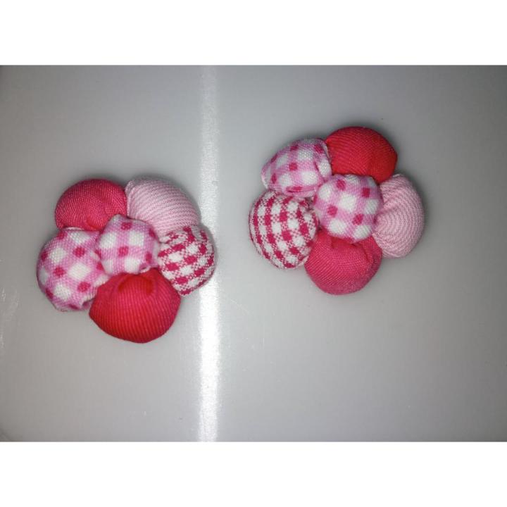 Pack of 3 Stuffed cloth Flowers for dress