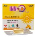 INN-D Plus Softgel Capsule 200000 IU Vitamin D3 with K for Bone & Joint Health - Multi-Pack. 