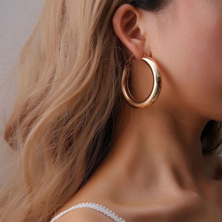 %E3%80%90best%20offer%20ever%E3%80%91Punk%20Rock%20Hoop%20Mimalit%20Thick%20Tube%20Big%20Round%20Circle%20Gold%20Hoop%20Earrg%20Hyperbole%20Fahion%20Jewelry%20for%20Girl%20-%20Image%203