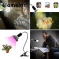 HomeInn Lamp Holder Clip Wide Compatible E27 Flexible Neck Light Bulb Socket Lamp Holder. 