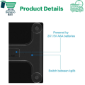 Pack of 2 Skpping jump rope & Tempered Glass Electronic Digital Body Weight Scale, Bathroom Scale 180 KG with LCD Display Weight Machine Denovo Mart. 