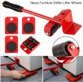 Furniture Lifter Tool, Heavy Furniture Moving System Lifter Kit with 4 Slider, Heavy Furniture Roller Move Tools, 360 Degree Rotating Pads. 