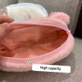 Kawaii Pink Pencil Case Large Capacity Cute Pen Bag Student School Pencil Bags For Girl Study Stationery School Supplies. 