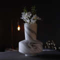 Marble Base Vase. 