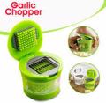 Vegetable Ginger Garlic Chilli Chopper Shredder Cut Slicer Multi Function Kitchen Tool - Green. 