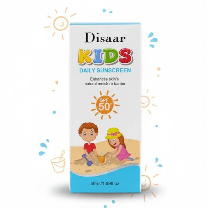 Disaar Kids Daily Sunscreen SPF50 + UVA / UVB Protection 50ml