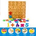 Wooden Alphabets, Numbers & Shapes for Kids Learning-Educational Toys. 