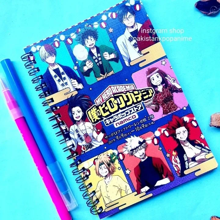 Anime My Hero Academia Japanese Boku no hero Academia Notebook | Daraz.pk