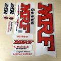 3D Mrf Genius  With Advanced Quality V Cricket Bat Sticker. 