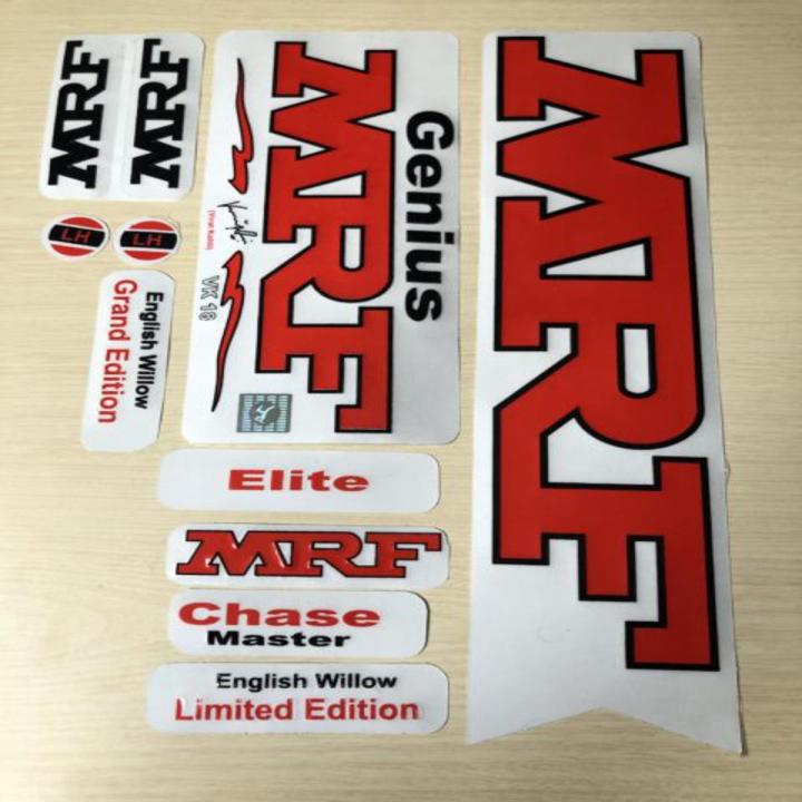 3D Mrf Genius  With Advanced Quality V Cricket Bat Sticker