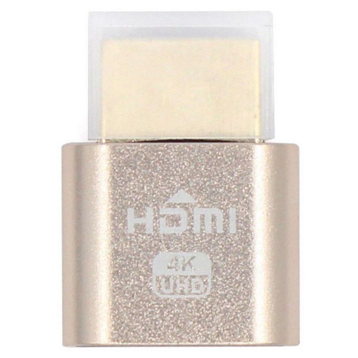 VGA Virtual Display Adapter HDMI DDC EDID Dummy Plug Headless Ghost Display Emulator Lock plate 1920x1080 New generation@60Hz