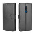 Suitable For Nokia C3 Mobile Phone Shell Nokia C3 Mobile Phone Leather Case Crazy Horse Pattern Flip Card Protective Sleeve Lanyard Shell Luxury Easy Mobile Phone Case Cover Back Soft Square Side Protection Anti-drop Edge. 
