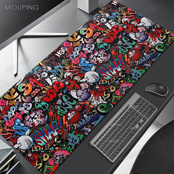 Razer Large Gaming Mouse Pad Thick Non Slip Rubber Base Mouse pad Mice Smooth Cloth Mouse Pads for Computers
