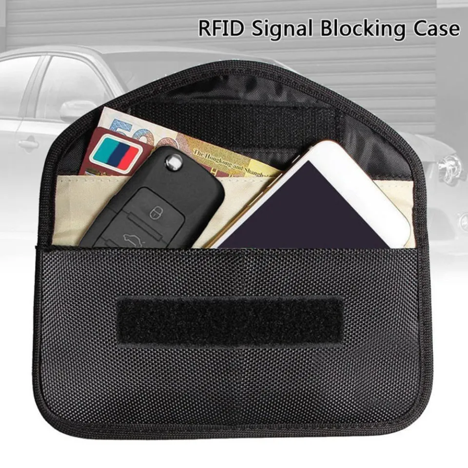 Faraday Bags for Car Keys and Cell Phone, Signal Blocking Key