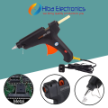Hot Melt 60 Watt GG-5 glue gun And 1.4 cm transparent hot melt glue sticks Glue Roads Heavy Duty  Flexible Trigger High Temperature Melting Roads Hand Tool. 