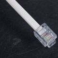 QUANBU Telephone RJ11 Male Line to Double RJ11 Female Jack Filter Splitter Adapter. 