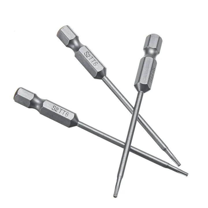 10pcs%201/4"%20Torx%20Screwdriver%20Bit%20Set%20Hex%20Security%20Magnetic%20Head%20Extra%20Long%2075MM-TT6%20-%20Image%203