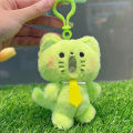 Kpop Idol NCT WISH Yushi Plush Keyring Green Cat Doll Stuffed Toys. 