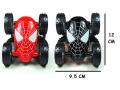 mini Fancy Two Sided Spiderman Car (Red, Black, Blue). 